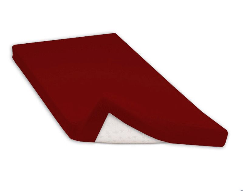 Napínací prostěradlo bavlněné vínové, rozměr: 180x200 dvojlůžko