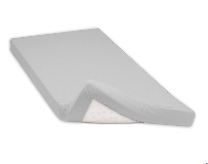 Napínací prostěradlo bavlněné světle šedé, rozměr: 180x200 dvojlůžko