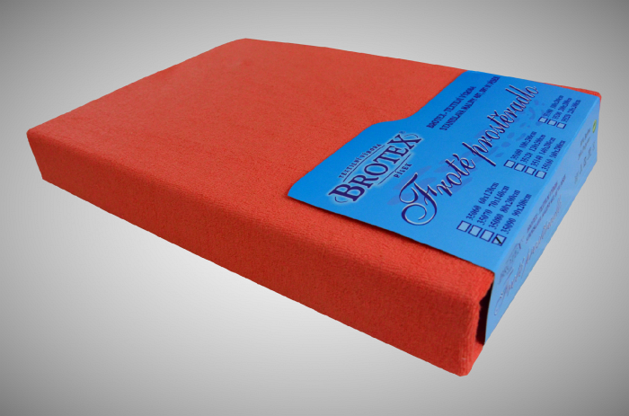 Froté prostěradlo terra, rozměr: 220x200