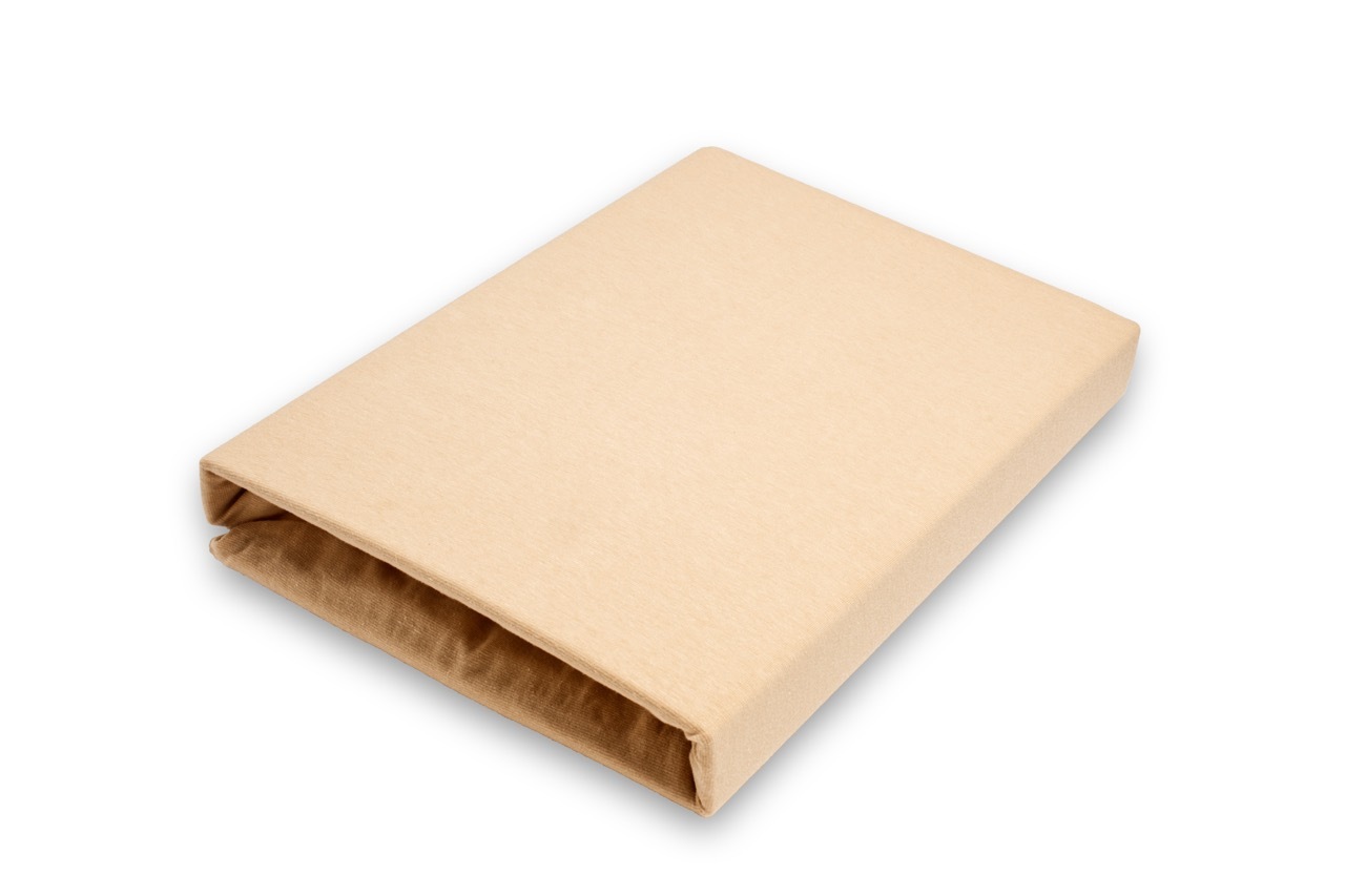 Jersey prostěradlo EXCLUSIVE světle béžové, rozměr: dětské 60x120 cm