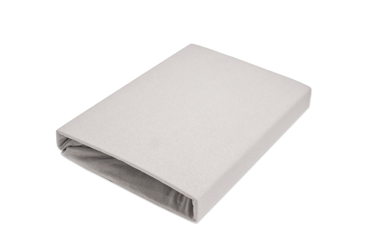 Jersey prostěradlo EXCLUSIVE světle šedé, rozměr: dětské 70x140