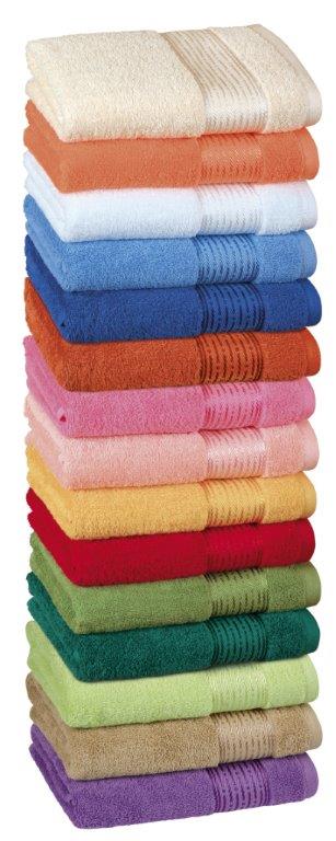 Froté osuška 70x140cm proužek 450g červená