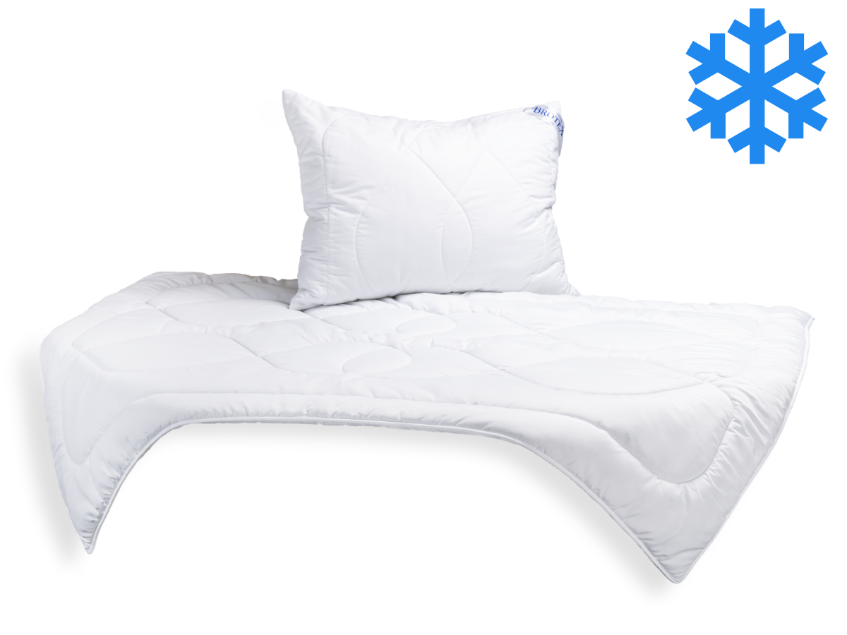 Zimní SET Luxus Plus, přikrývka 140x200 cm 1300g + polštář 70x90 cm 900g UNICO® zip