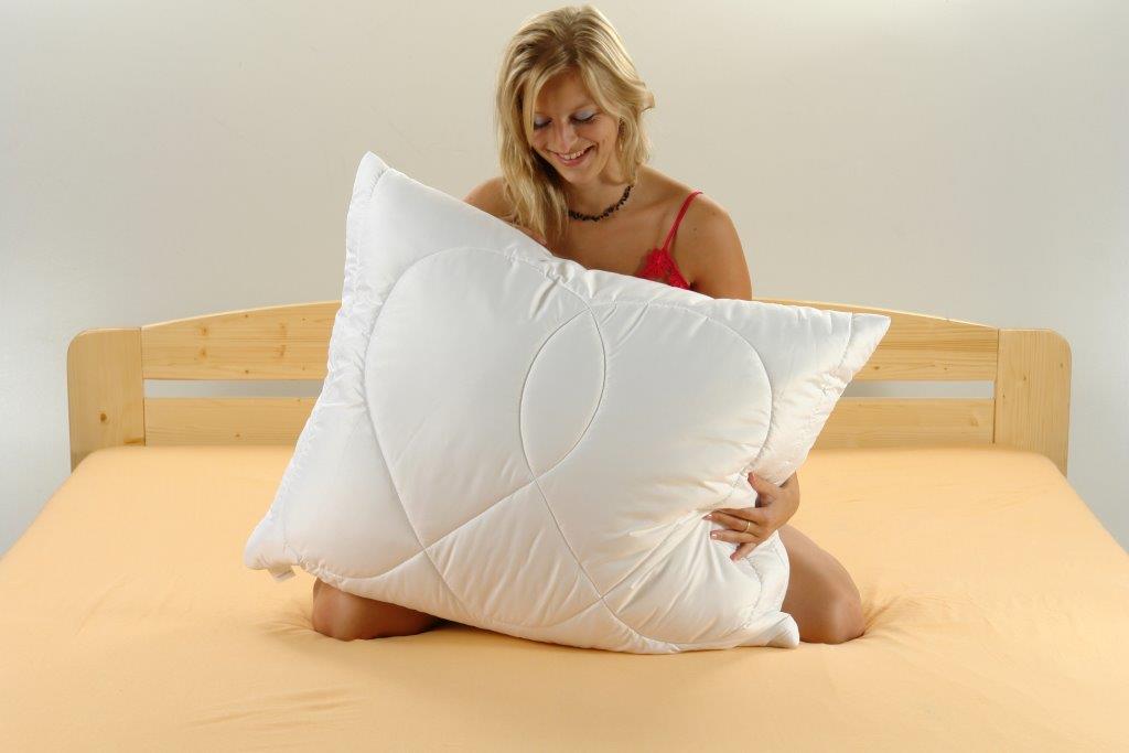 Celoroční SET Luxus Plus, přikrývka 140x200 cm 850g + polštář 70x90 cm 700g STANDARD zip