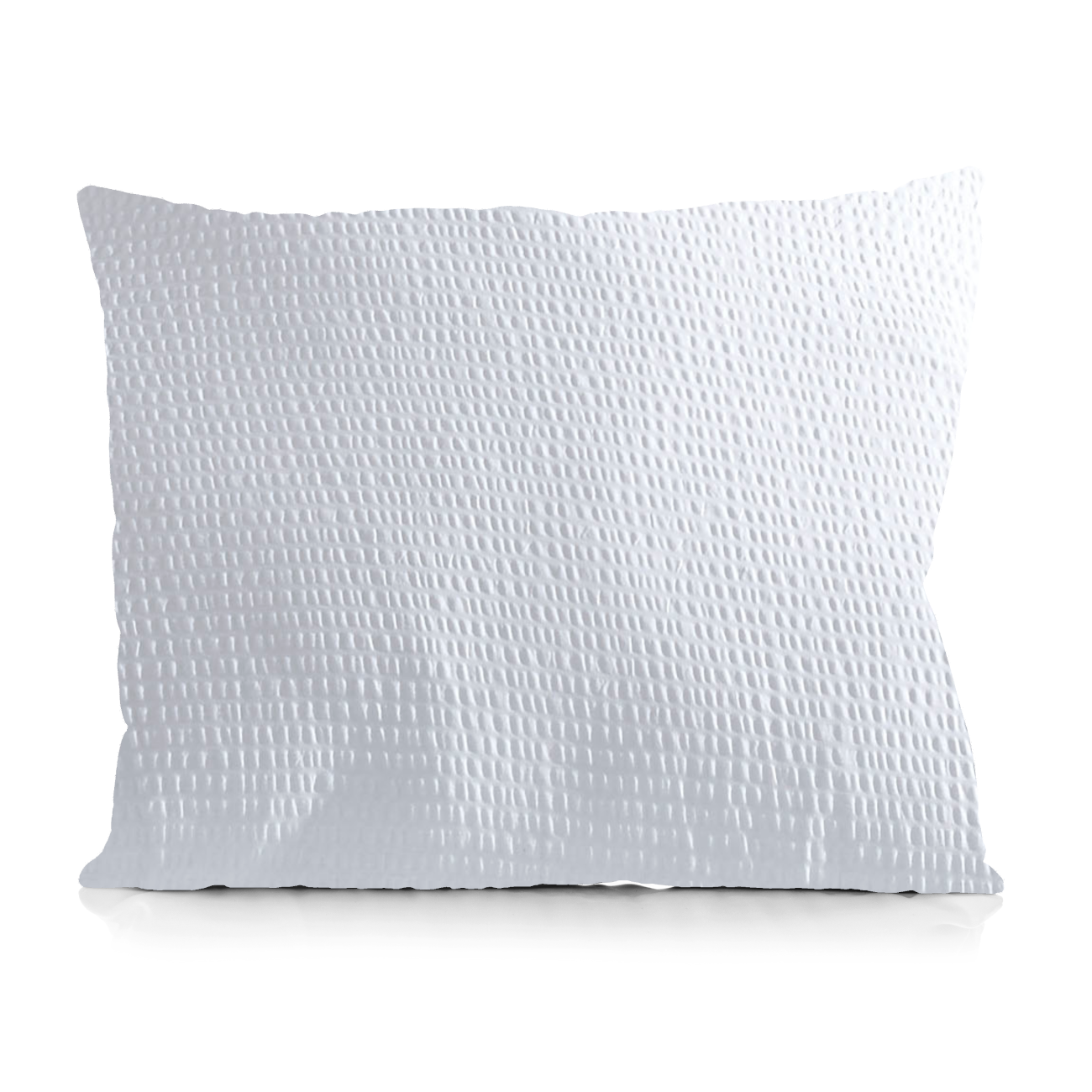 Krepový povlak na polštář bílý, rozměr: 50x50