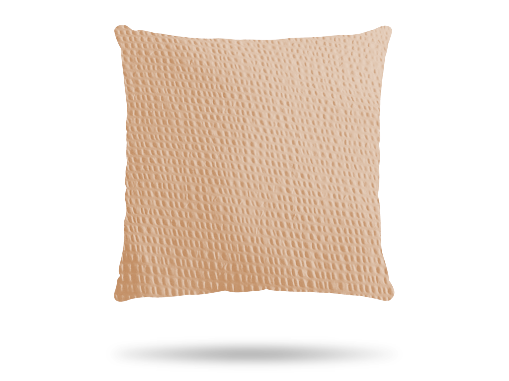 Krepový povlak na polštář béžový, rozměr: 40x40