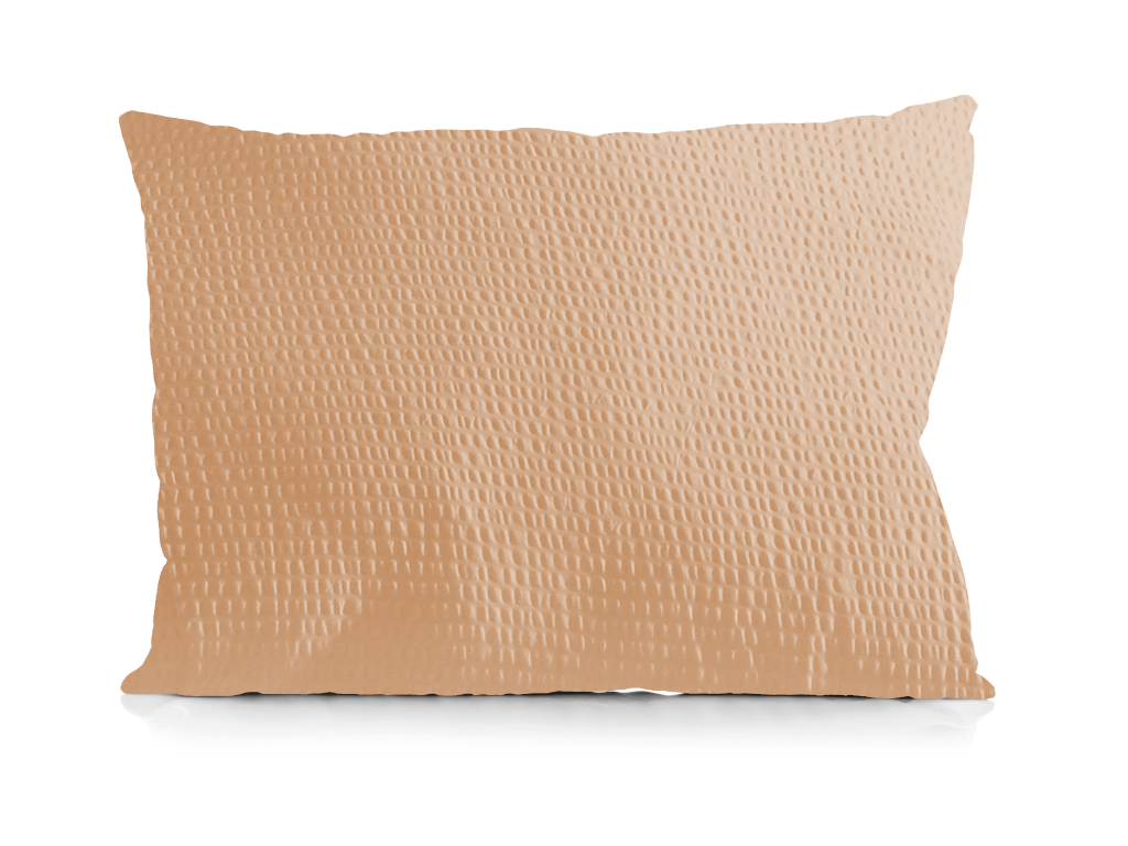 Krepový povlak na polštář béžový, rozměr: 40x40