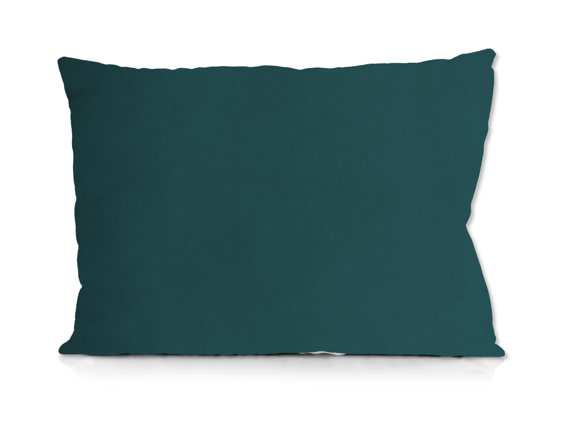 Saténový povlak na polštář petrolový, rozměr: 70x90