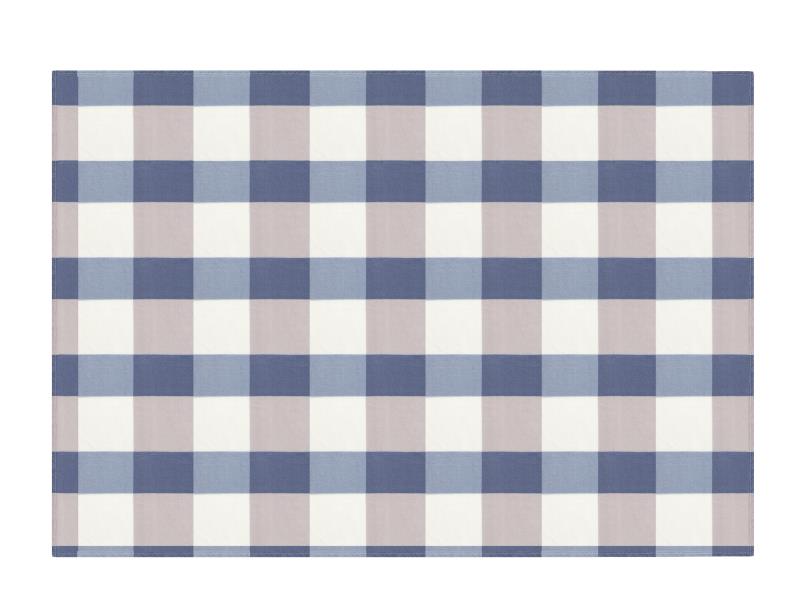 Deka Kemping 150x200 cm kostka modrá