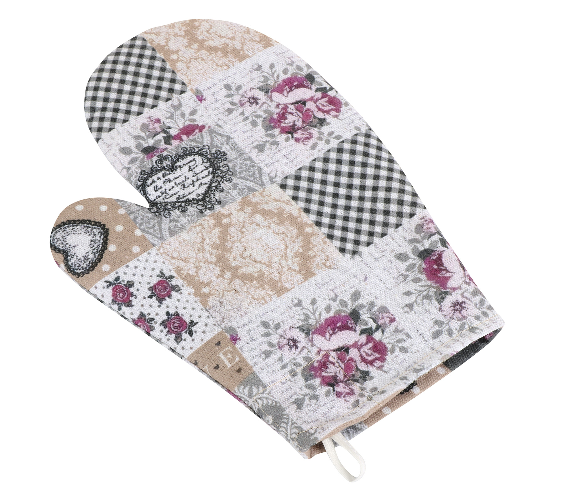 Kuchyňská chňapka patchwork love