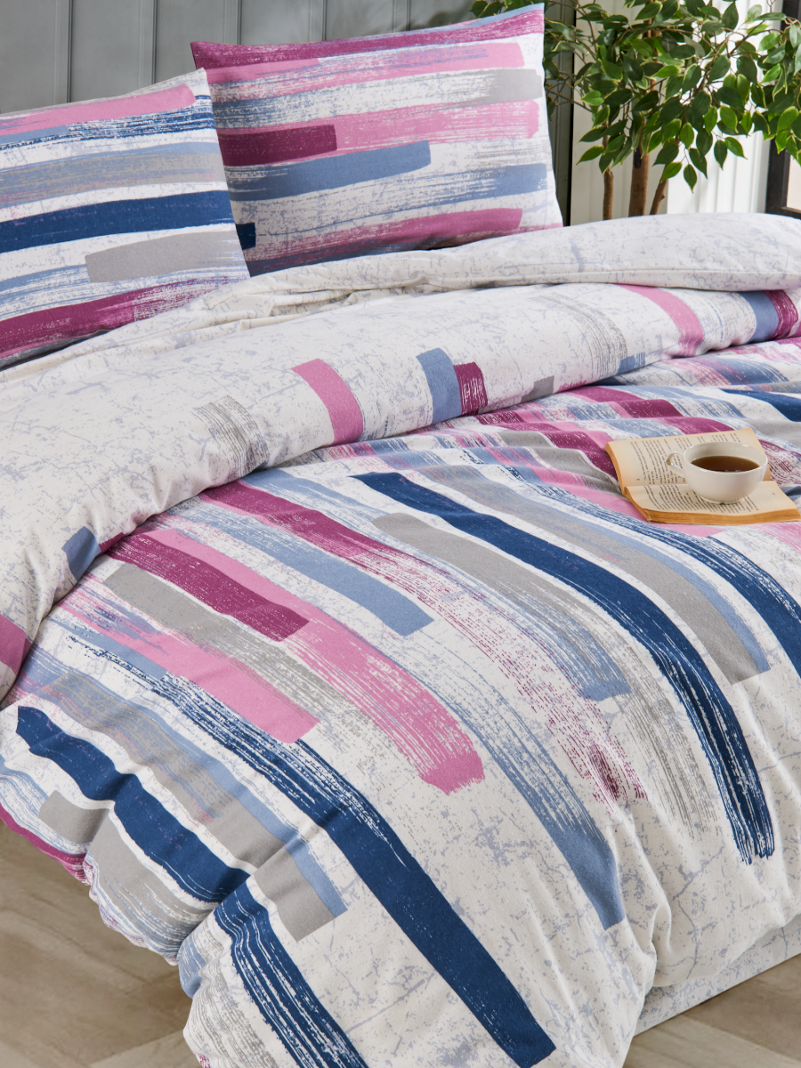 Povlak flanel Mina pink, rozměr: 45x60