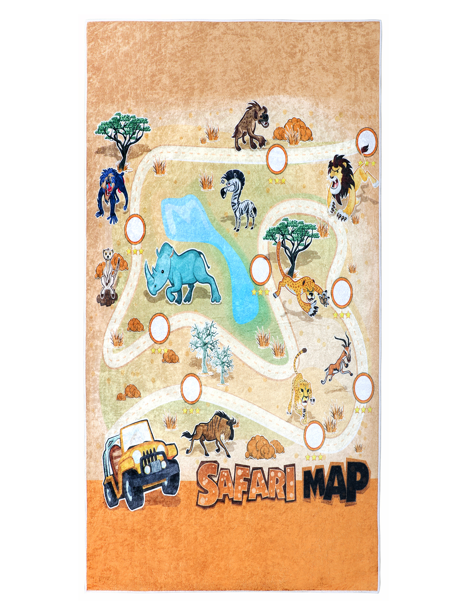Dětský kobereček 80x150 cm safari