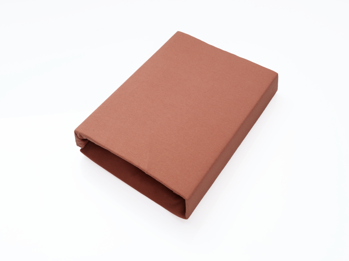 Jersey prostěradlo EXCLUSIVE kávové, rozměr: 100x200