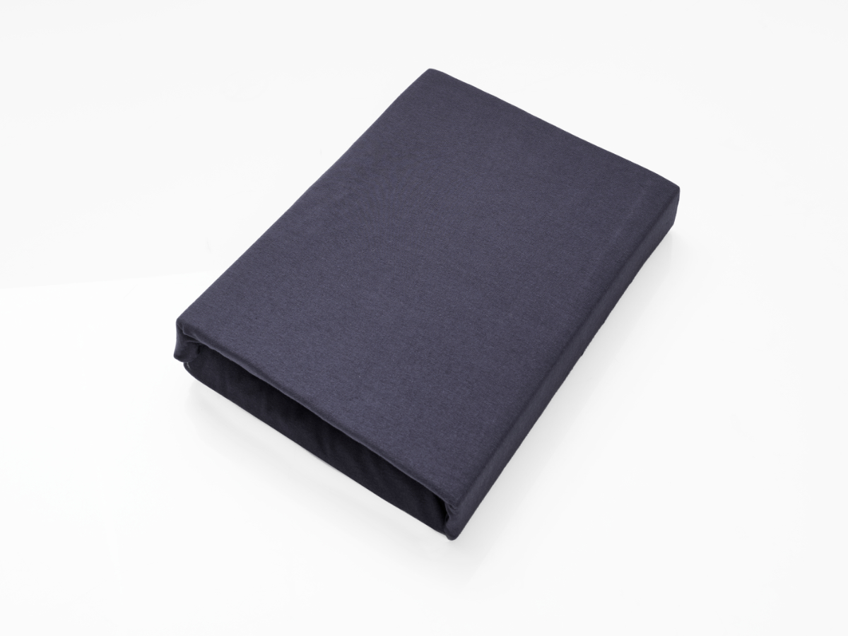 Jersey prostěradlo EXCLUSIVE tmavě modré, rozměr: 220x200
