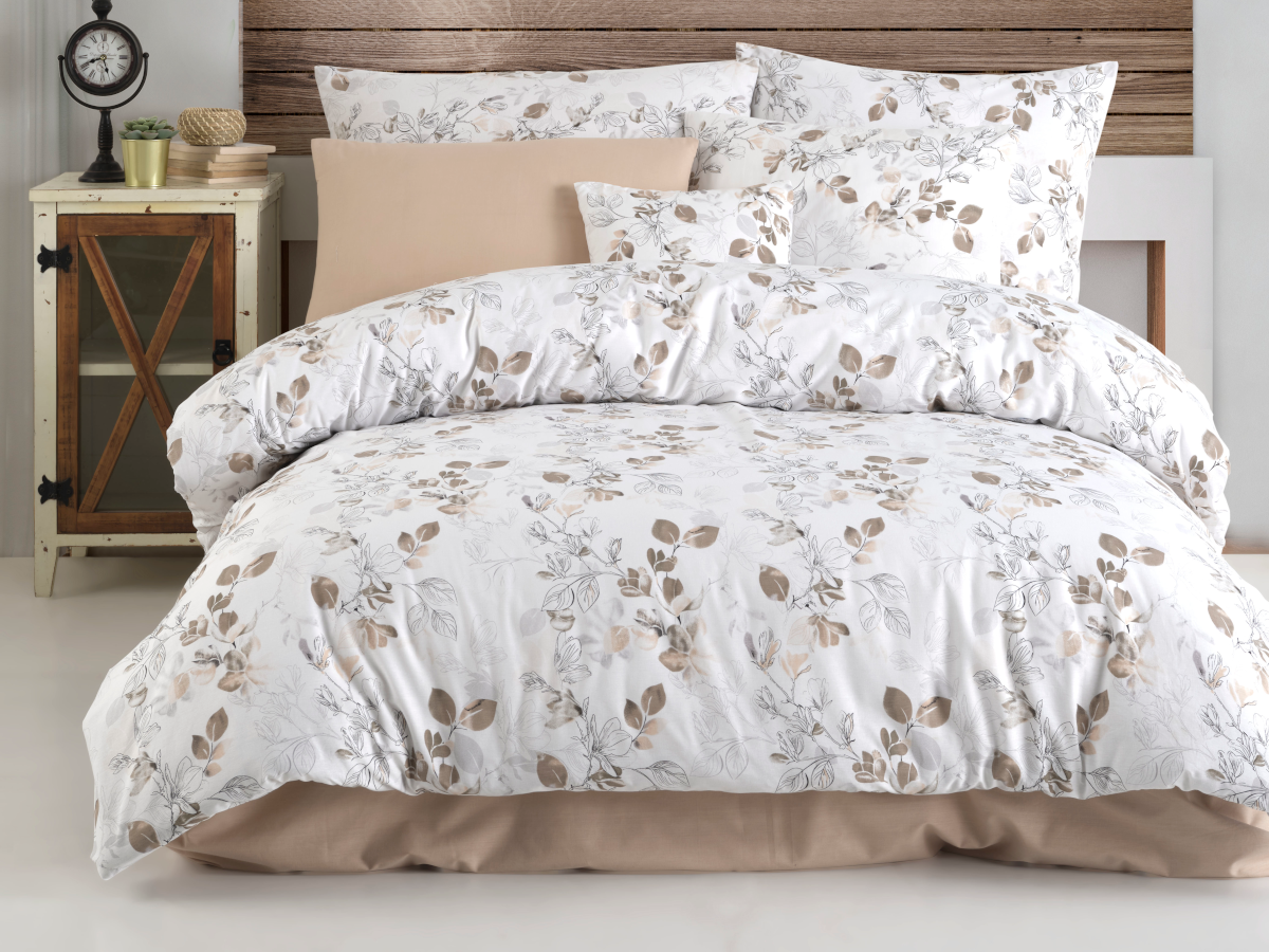 Povlak flanel Adalia natur, rozměr: 45x60