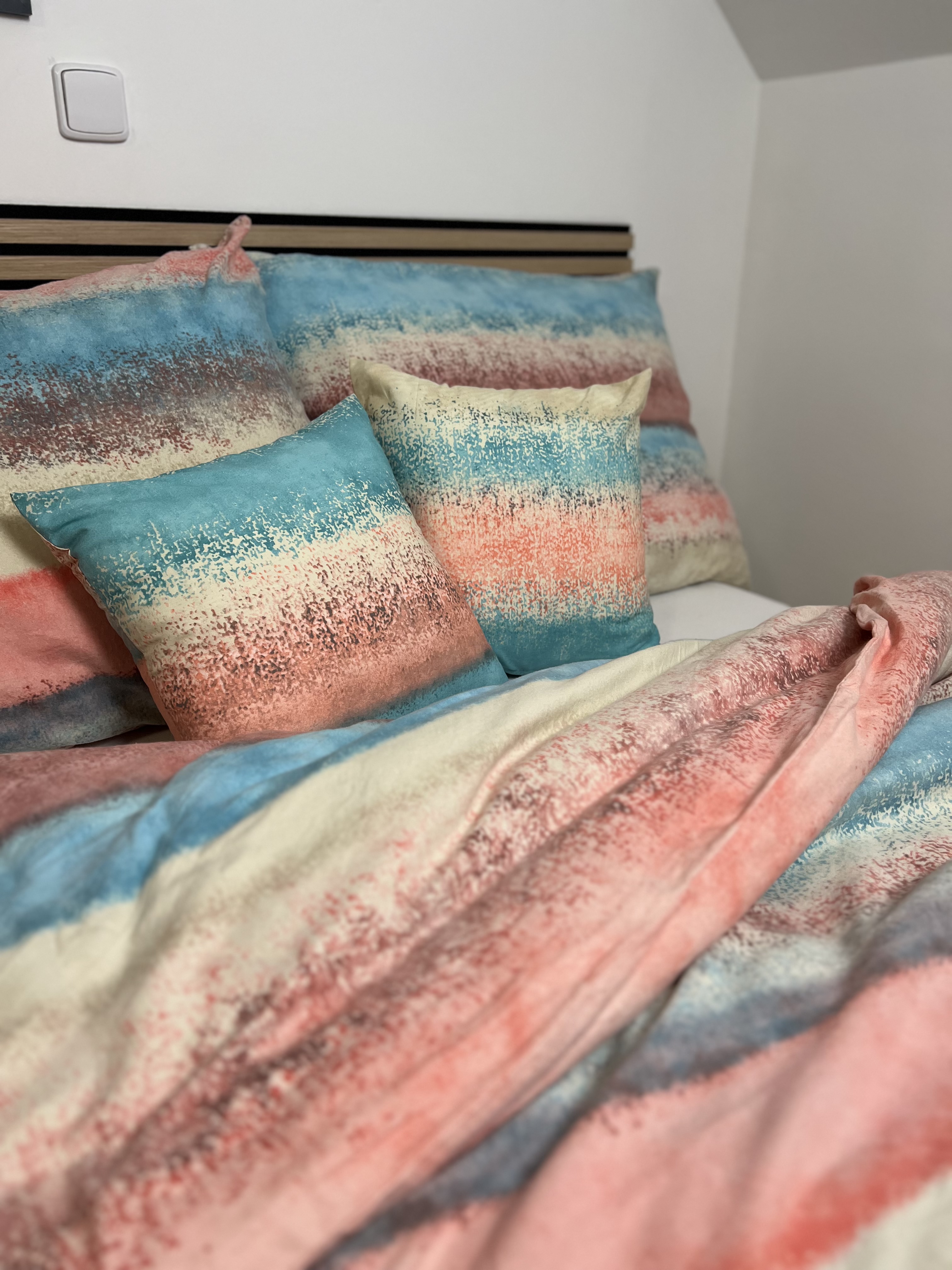 Flanelové francouzské povlečení 240x220, 70x90 Belisima