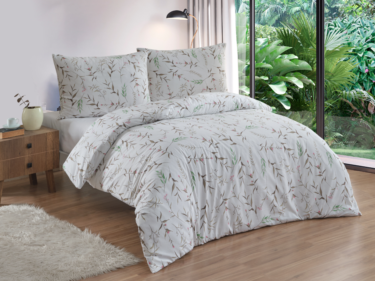 Povlak flanel Verona natur, rozměr: 70x90