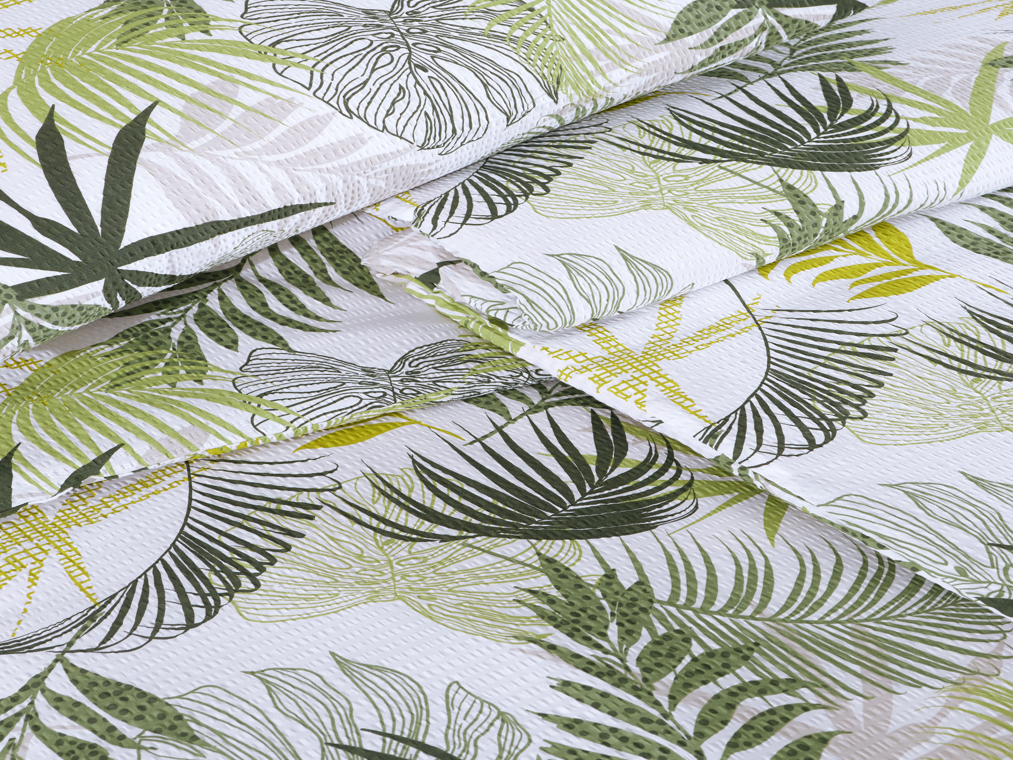 Povlečení krep 140x200, 70x90 cm Tropical, zapínání: zipový uzávěr