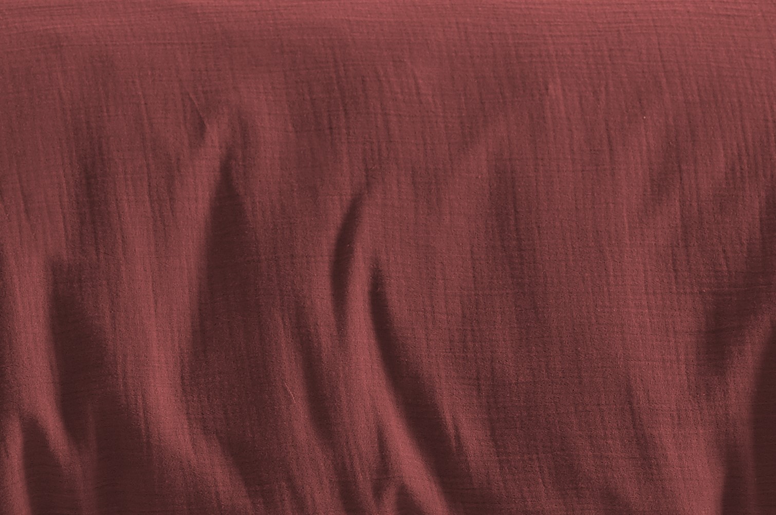 Mušelínové povlečení do dětské postýlky 90x135, 45x60 cm vínové