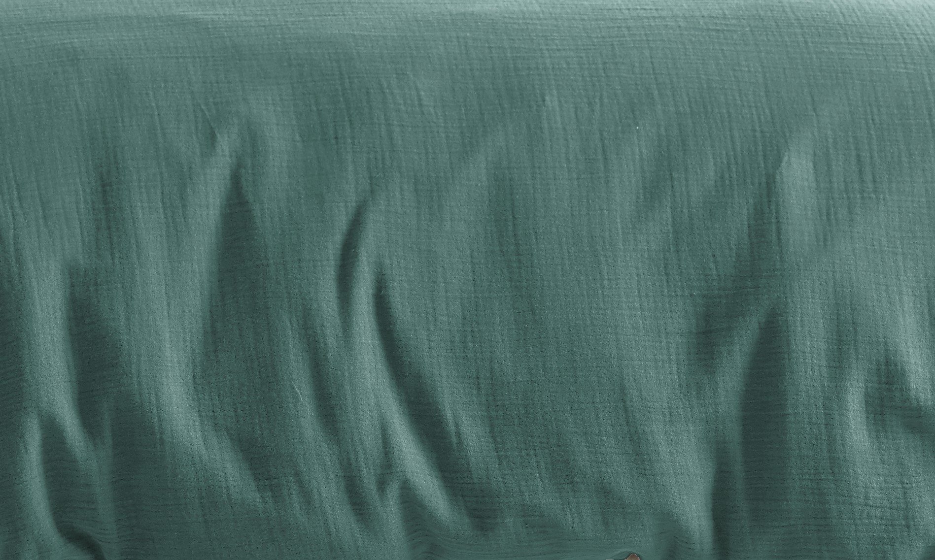 Mušelínové povlečení do dětské postýlky 90x135, 45x60 cm petrol