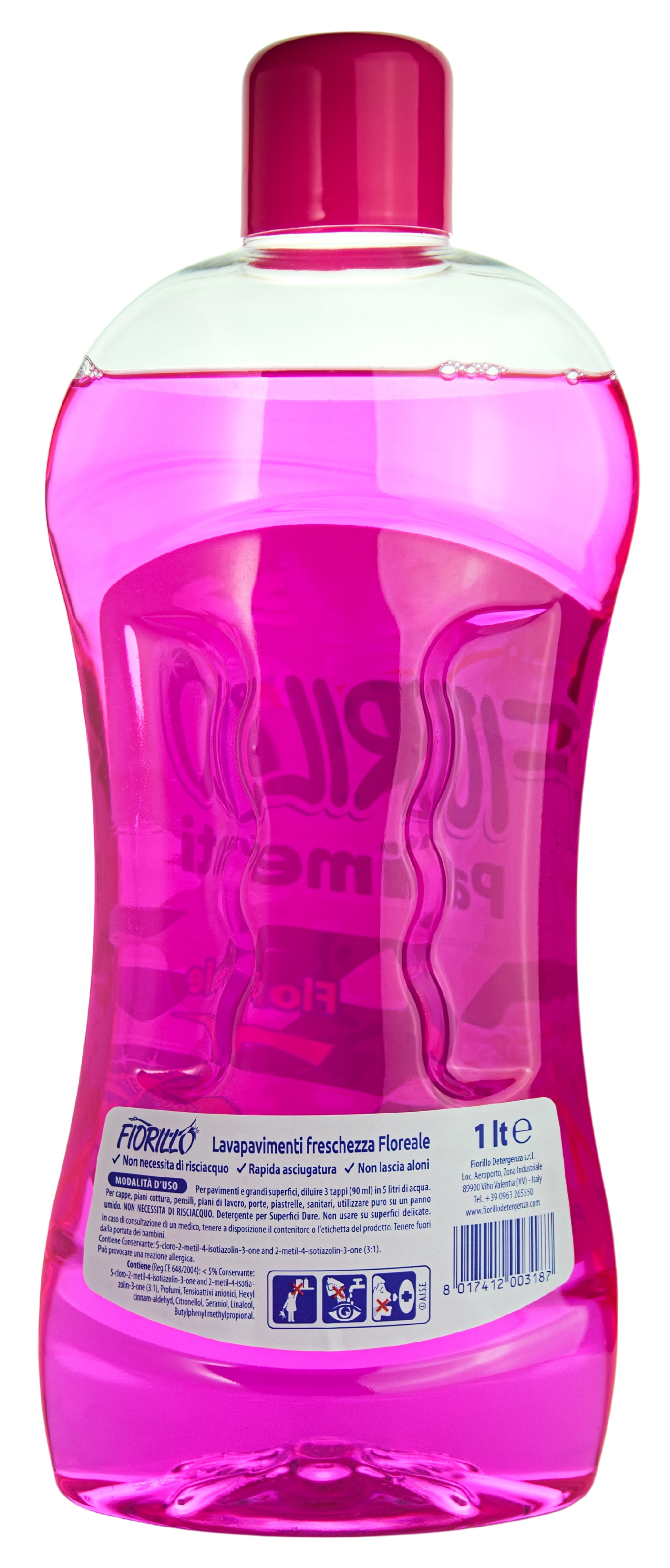 Čisticí prostředek na podlahy Fiorillo Pavimenti Floreale, s květinovou vůní, 1 l