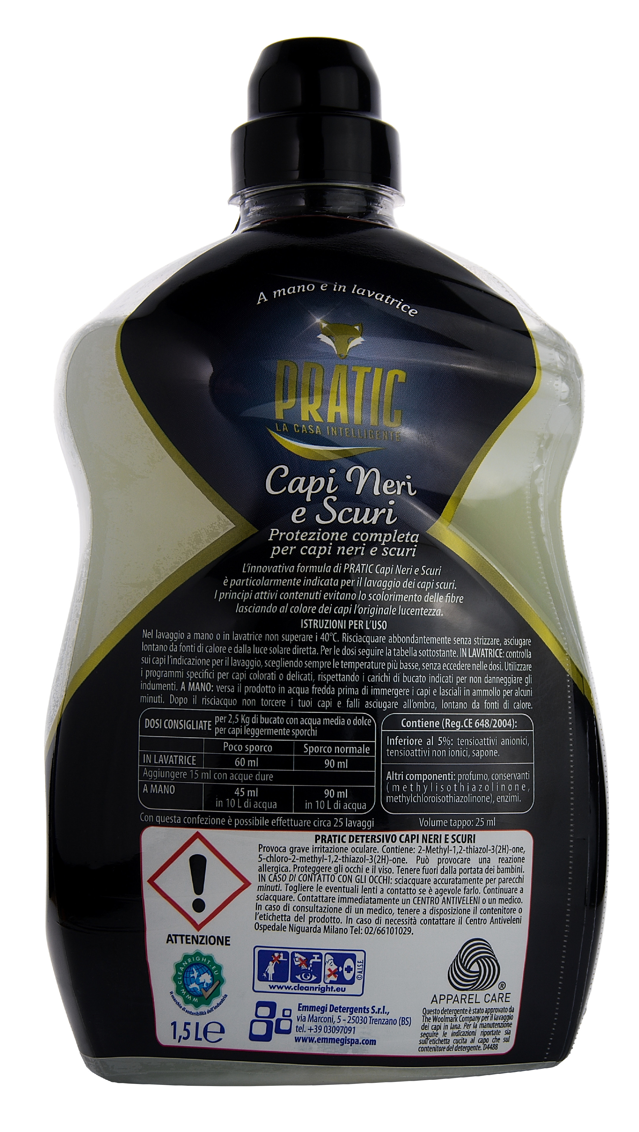 Prací gel Schiuma Di Marsiglia Bucato Lavanda, na tmavé prádlo s vůní levandule, 1,5 l