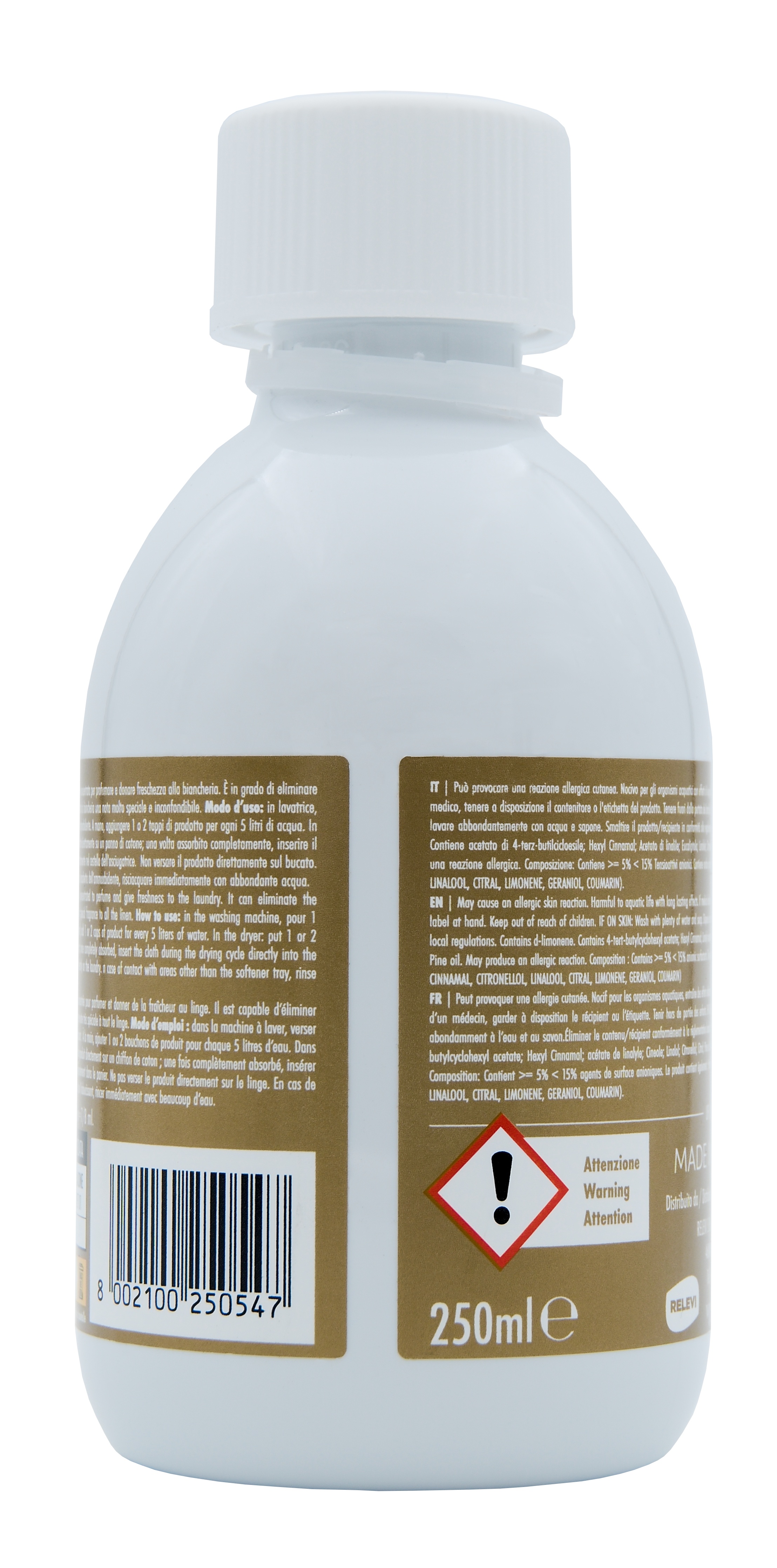 Parfém na prádlo Eterea Profuma Biancheria Sport &amp; Fitness, sportovní vůně, 250 ml (35 dávek)