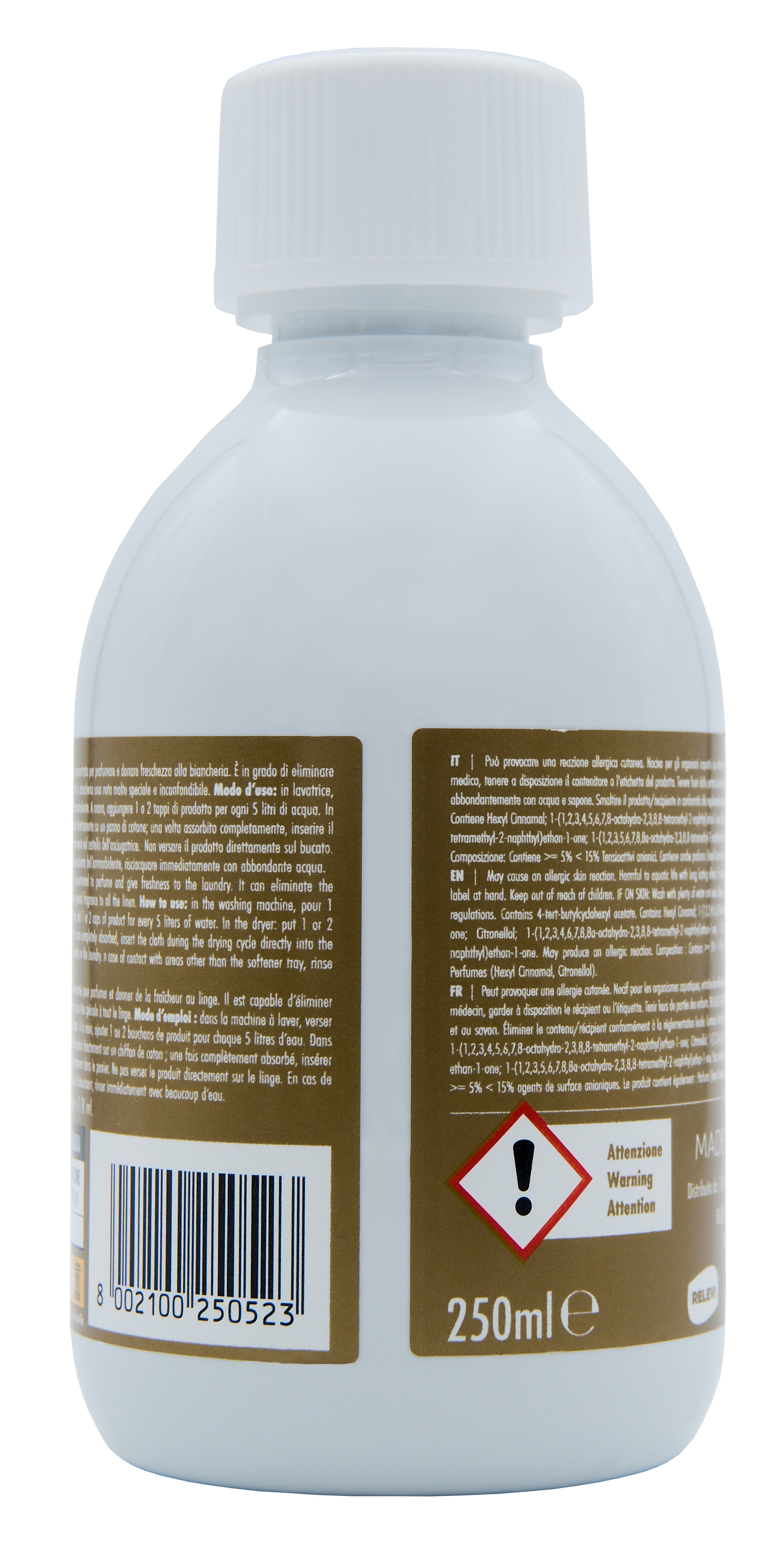 Parfém na prádlo Eterea Profuma Biancheria Fiori Di Cotone, svěží vůně, 250 ml (35 dávek)