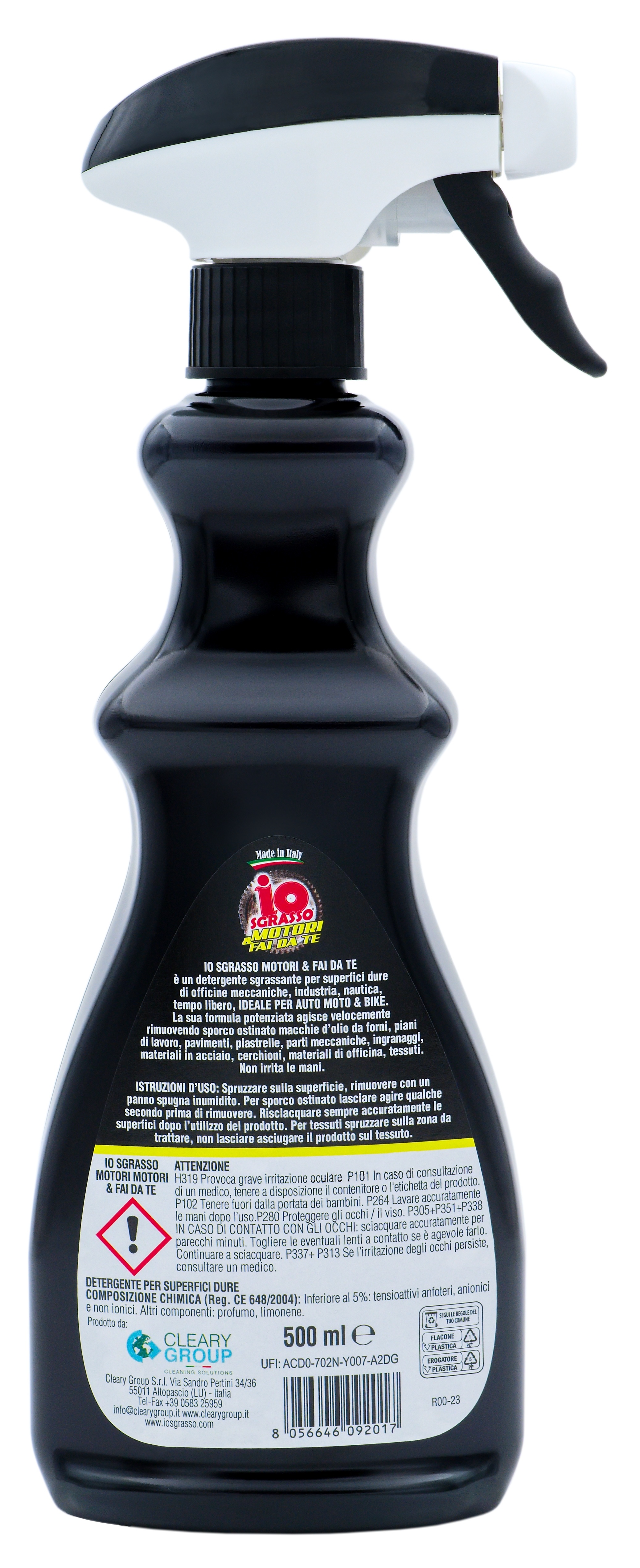 Odmašťovač IO SGRASSO MOTORI 500 ml
