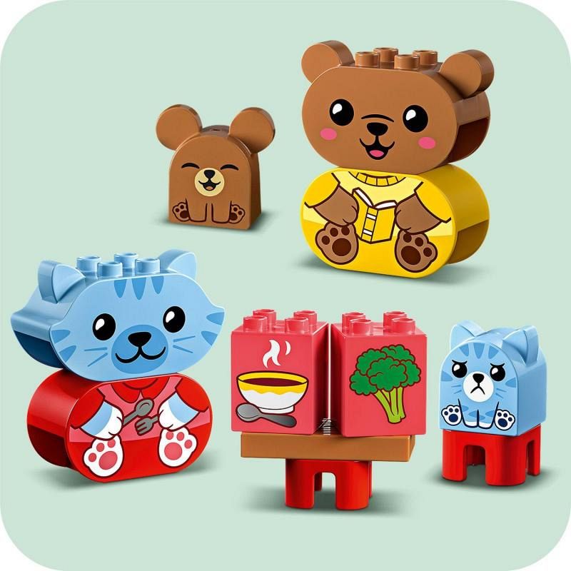 LEGO® DUPLO 10414 Každodenní aktivity: Jídlo a spánek