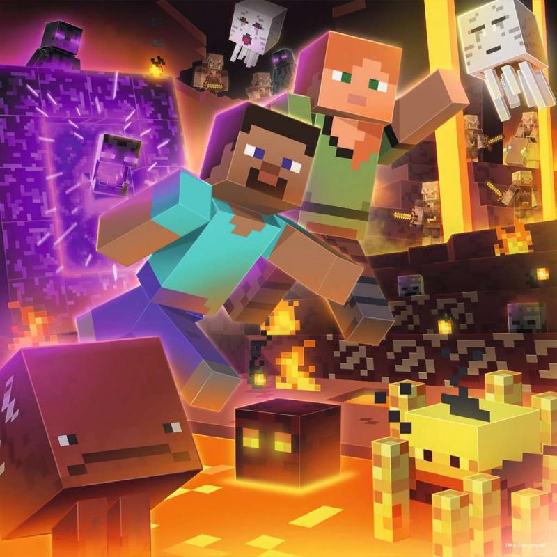 Minecraft Biomes 3x49 dílků