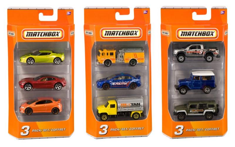 Matchbox 3ks angličák asst