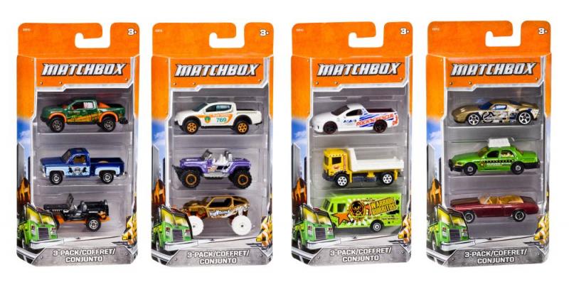 Matchbox 3ks angličák asst