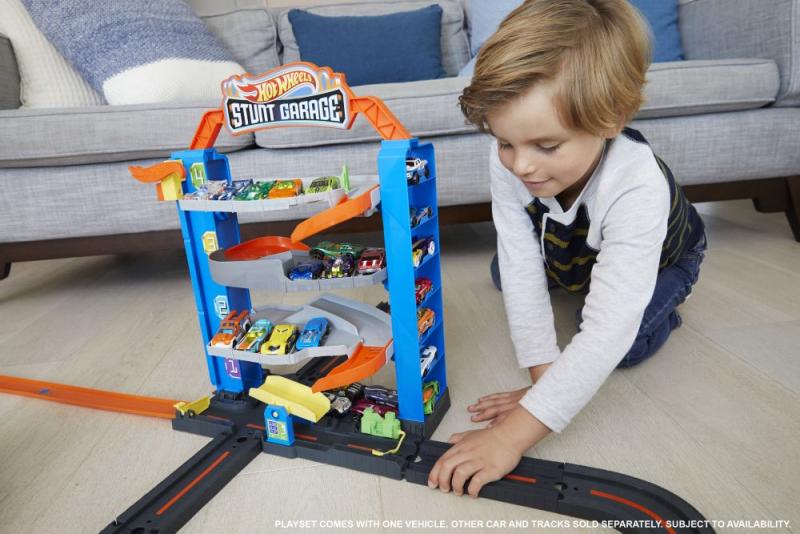 Hot Wheels City přenosná garáž