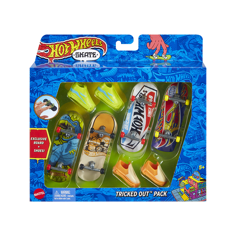 Hot Wheels skates 4ks fingerboard a boty asst
