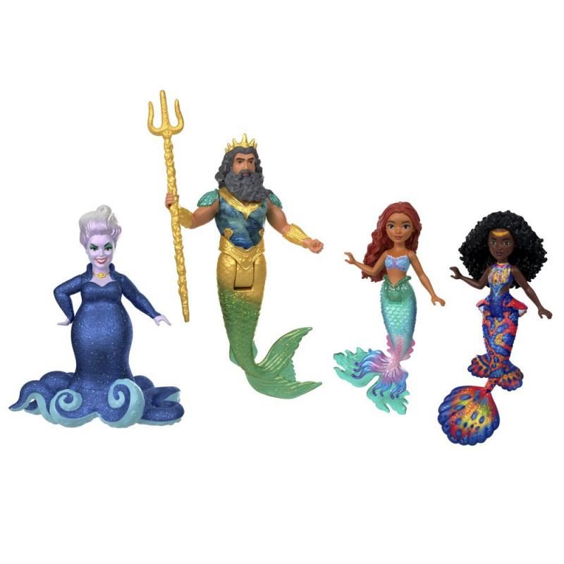 Disney The Little Mermaid Sada malých panenek a kamarádů ze země a moře