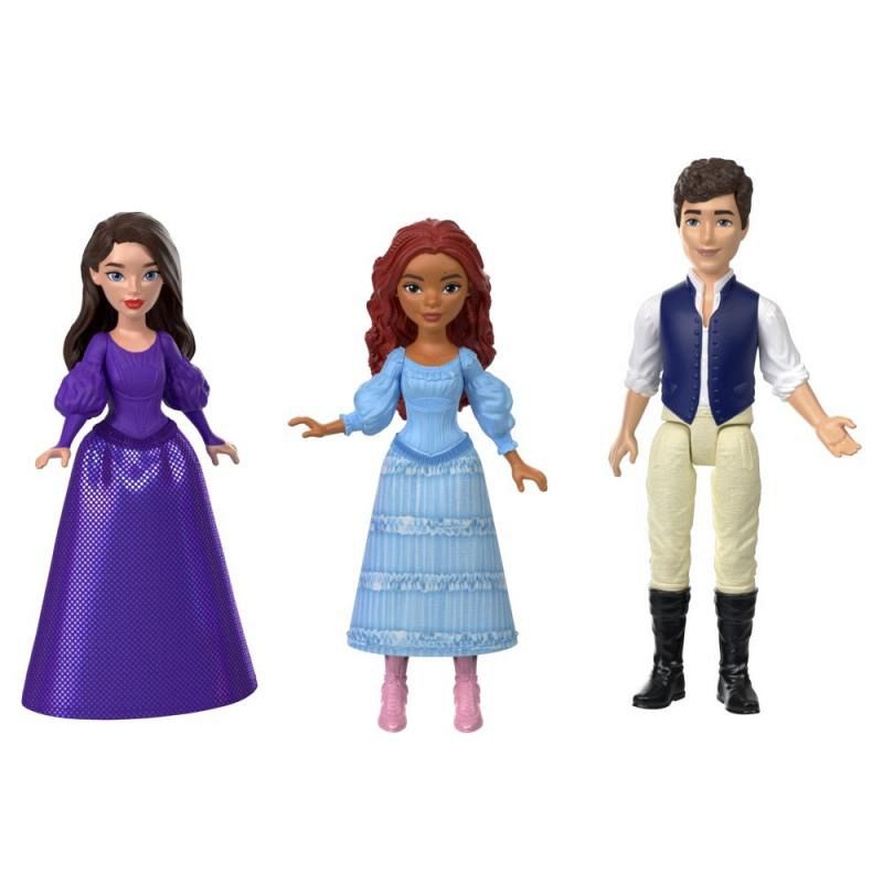 Disney The Little Mermaid Sada malých panenek a kamarádů ze země a moře