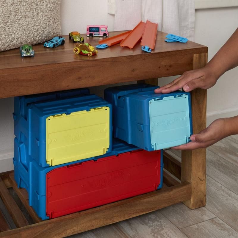 Hot Wheels TRACK BUILDER DRÁHA V BOXÍKU ASST
