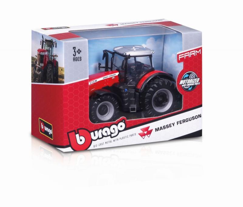 Bburago Farm Tractor na setrvačník 10 cm ASST