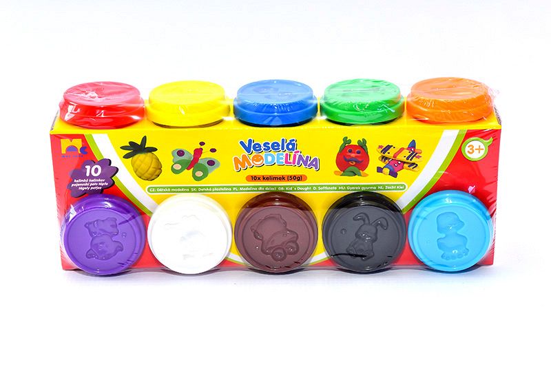 MODELO Modelína 10 x 50g, různé barvy