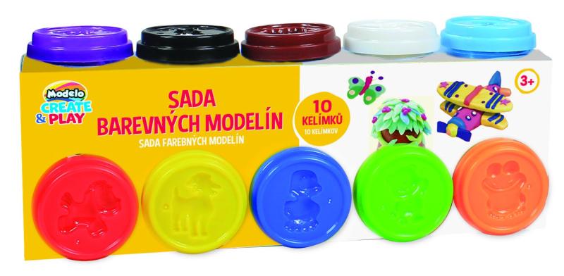 MODELO Modelína 10 x 50g, různé barvy