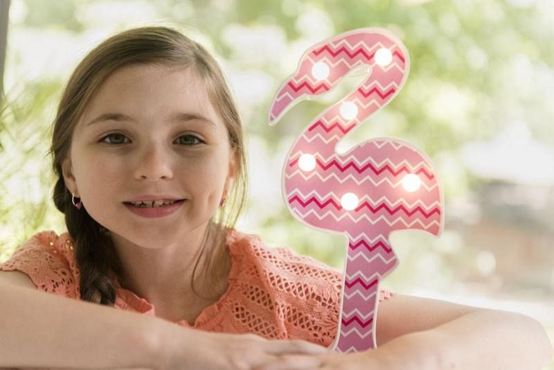 4M KidzMaker Lampička - Plameňák