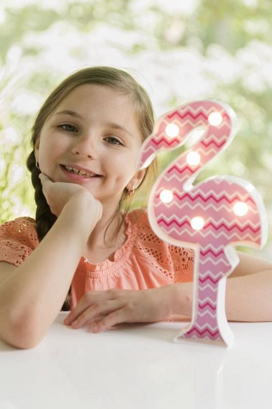 4M KidzMaker Lampička - Plameňák