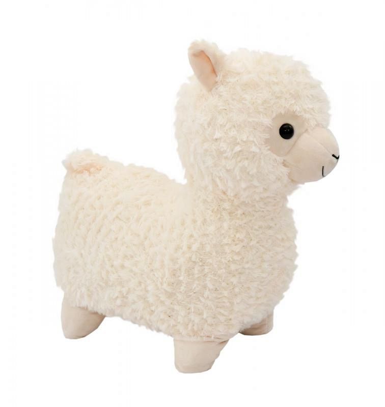 Lama krémová, 40 cm